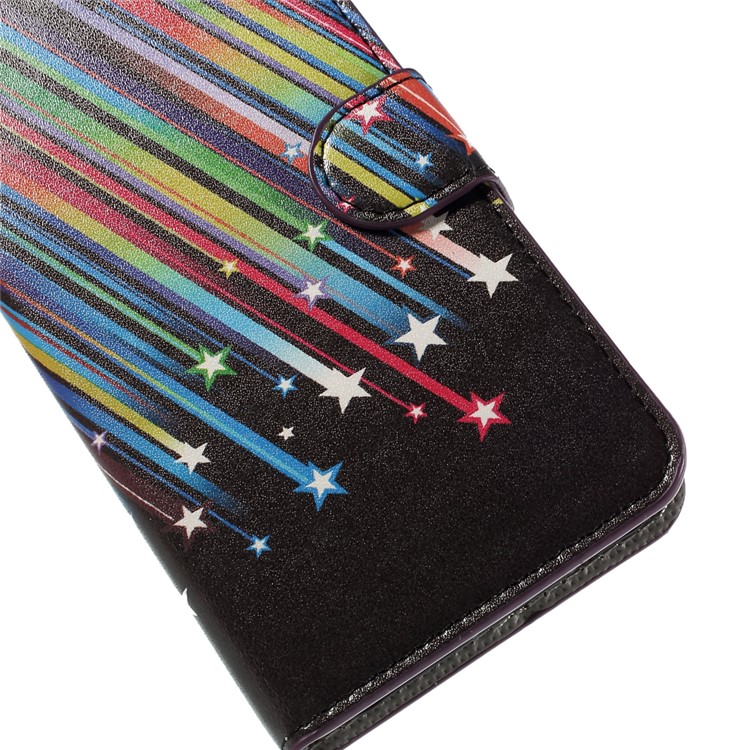 Meteor Shower PU Leather Wallet Cover for Samsung Galaxy J5 SM-J500F-7
