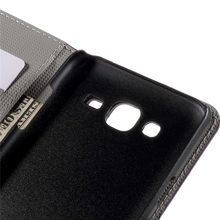 Meteor Shower PU Leather Wallet Cover for Samsung Galaxy J5 SM-J500F-9