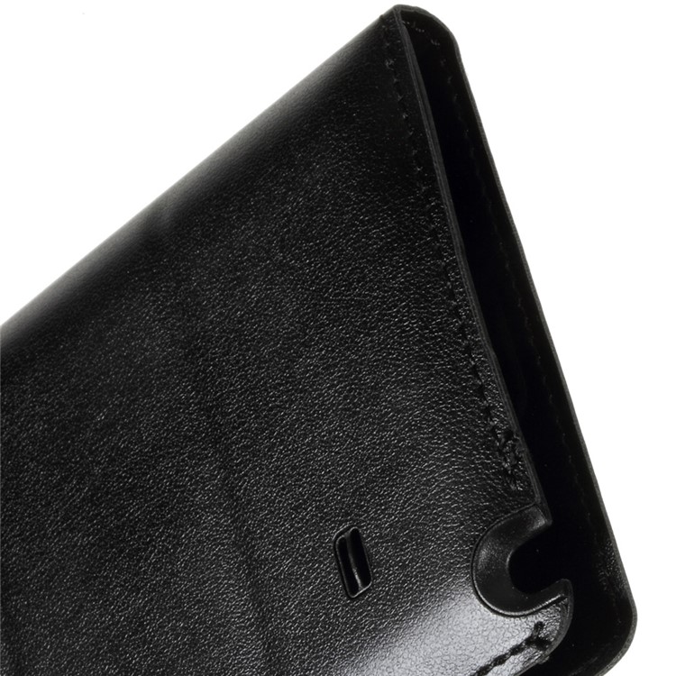 Window View Leather Smart Cover Housing for Samsung Galaxy Note 4 N910 - Black-6