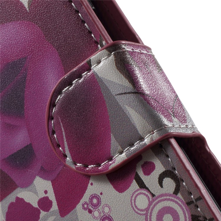 Elegant Lotus Stand Leather Magnetic Case for Samsung Galaxy J1 / J1 4G-7