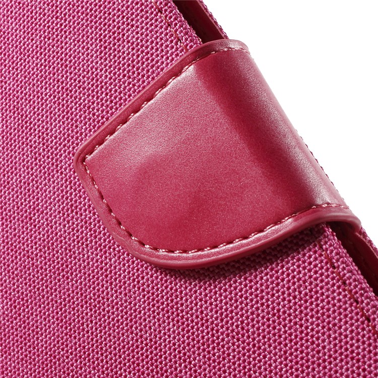 MERCURY GOOSPERY Canvas Flip Leather Shell for Samsung Galaxy S6 G920 - Rose-8
