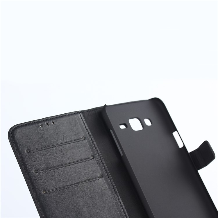 Retro Style Stand PU Leather Case for Samsung Galaxy J5 SM-J500F - Black-9