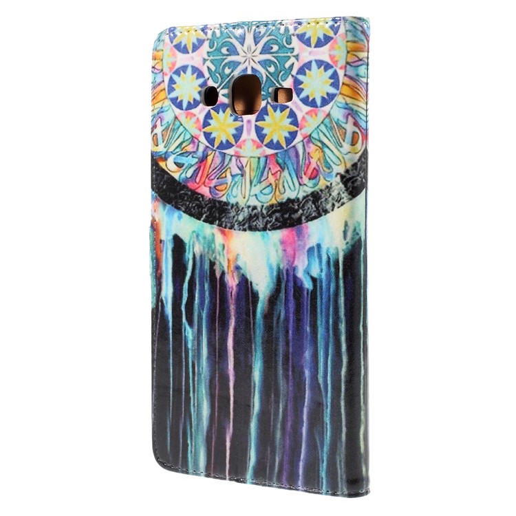 Wallet Leather Cover for Samsung Galaxy J7 SM-J700F with Stand - Dream Catcher-2