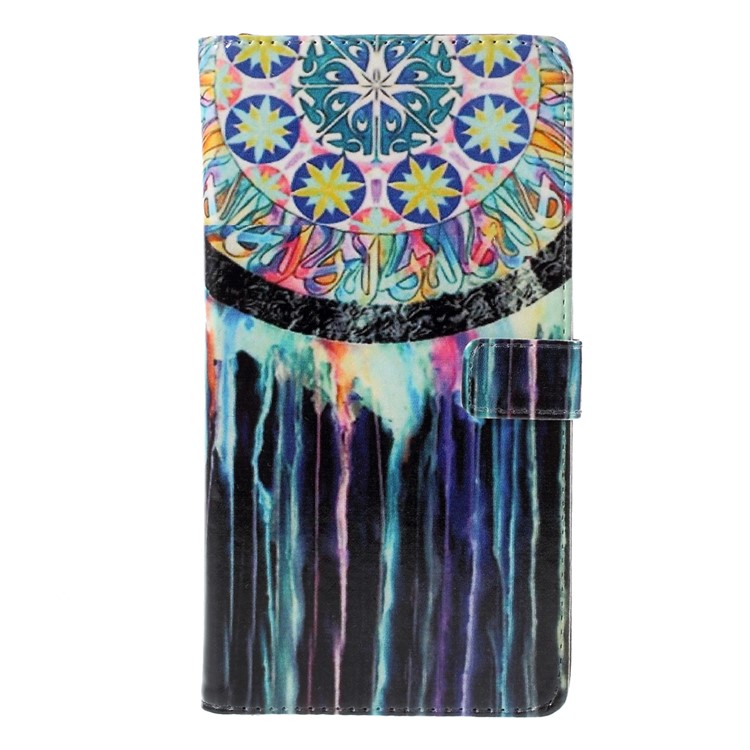 Wallet Leather Cover for Samsung Galaxy J7 SM-J700F with Stand - Dream Catcher-3