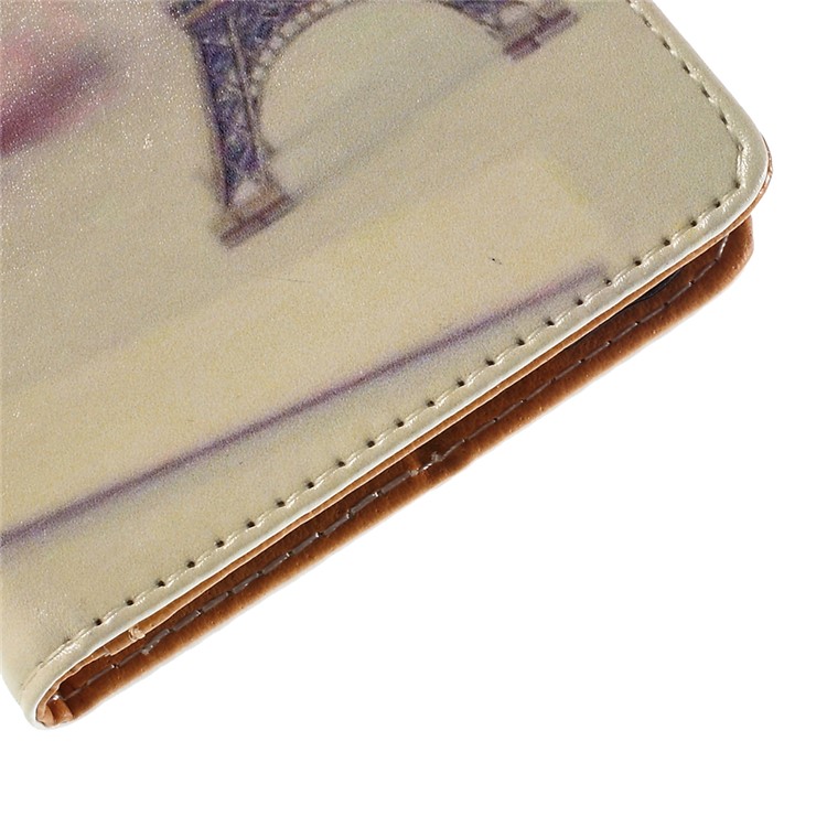 Wallet Leather Case for Samsung Galaxy J7 SM-J700F with Stand - Eiffel Tower-8