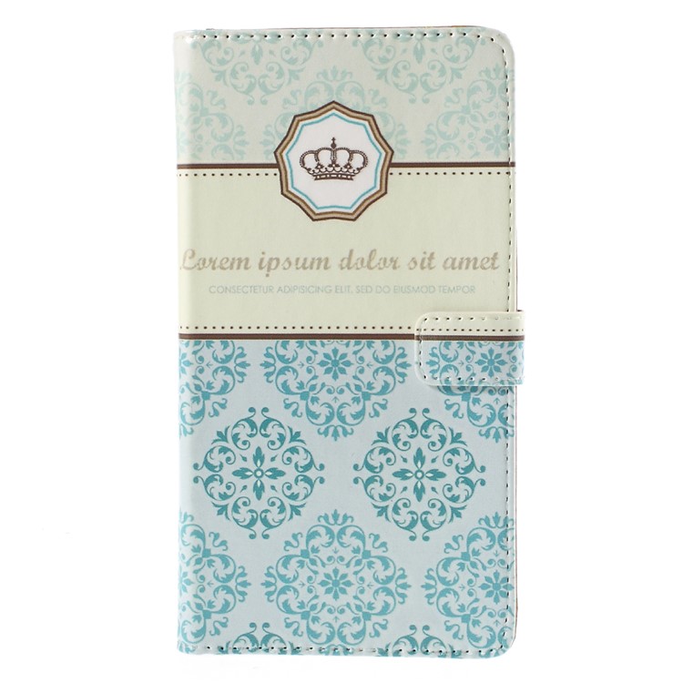 Wallet Leather Case for Samsung Galaxy J7 SM-J700F with Stand - Flower-3