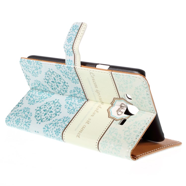 Wallet Leather Case for Samsung Galaxy J7 SM-J700F with Stand - Flower-5