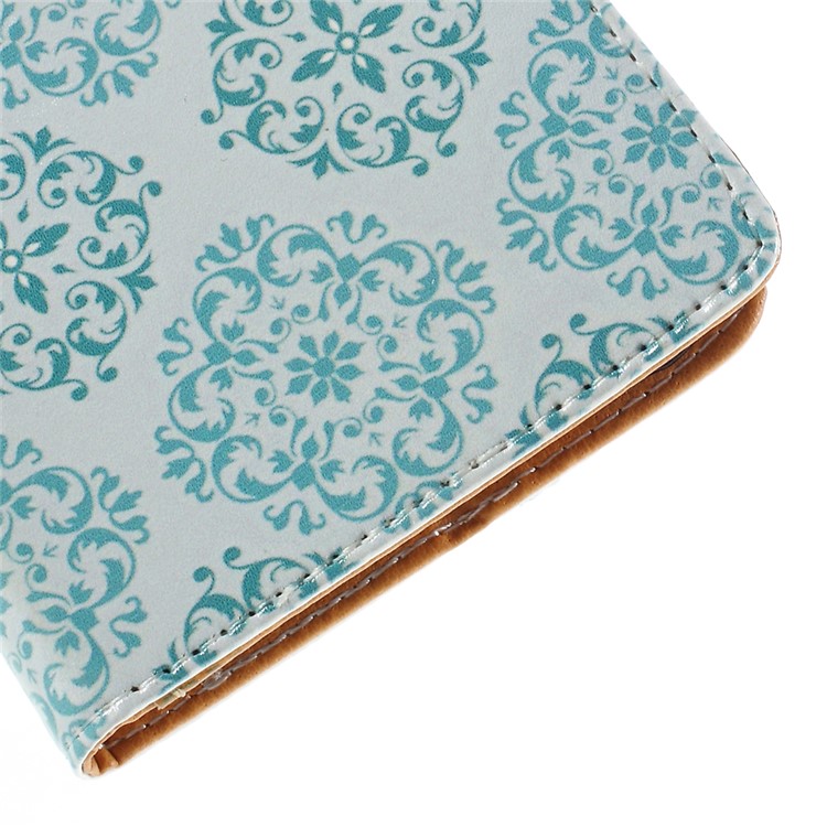 Wallet Leather Case for Samsung Galaxy J7 SM-J700F with Stand - Flower-8