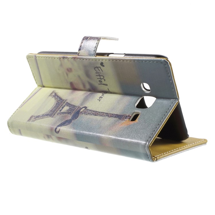Wallet Leather Cover for Samsung Galaxy J5 SM-J500F - Eiffel Tower-3