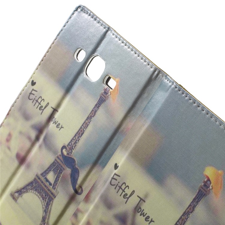 Wallet Leather Cover for Samsung Galaxy J5 SM-J500F - Eiffel Tower-5