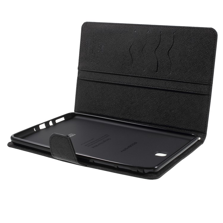 MERCURY GOOSPERY Fancy Diary Leather Case for Samsung Galaxy Tab A 8.0 T350 - Black-11