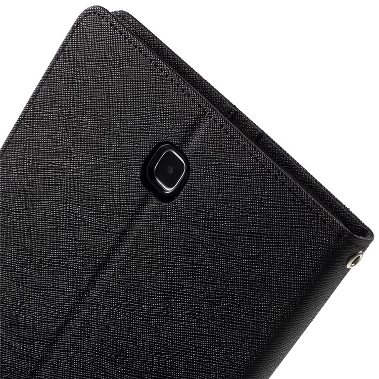 MERCURY GOOSPERY Fancy Diary Leather Case for Samsung Galaxy Tab A 8.0 T350 - Black-8