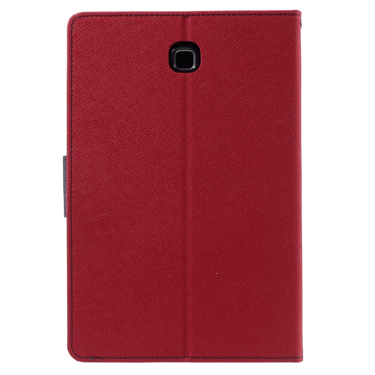 MERCURY GOOSPERY Fancy Diary Leather Cover for Samsung Galaxy Tab A 8.0 T350 - Red-3