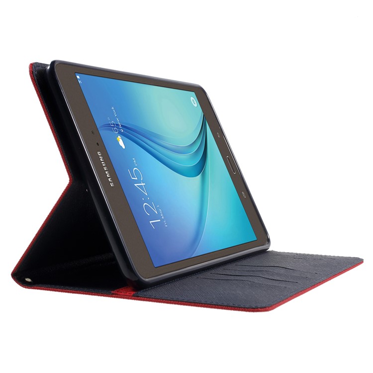 MERCURY GOOSPERY Fancy Diary Leather Cover for Samsung Galaxy Tab A 8.0 T350 - Red-4