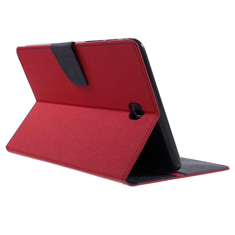MERCURY GOOSPERY Fancy Diary Leather Cover for Samsung Galaxy Tab A 8.0 T350 - Red-5