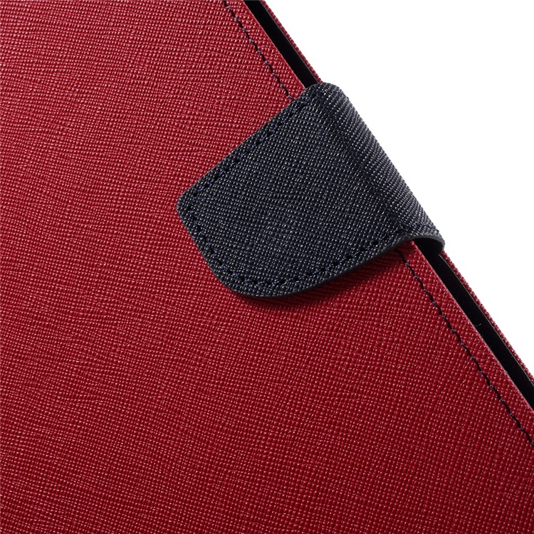 MERCURY GOOSPERY Fancy Diary Leather Cover for Samsung Galaxy Tab A 8.0 T350 - Red-7