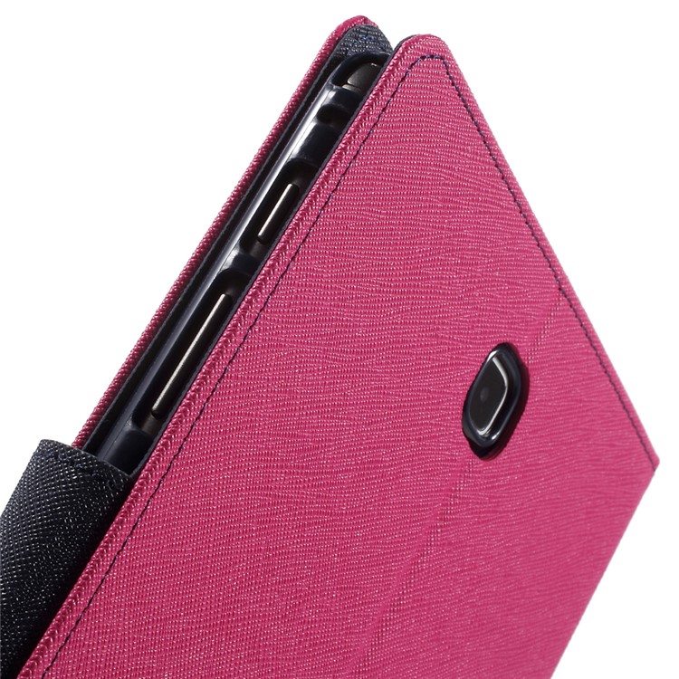 MERCURY GOOSPERY Leather Wallet Cover for Samsung Galaxy Tab A 8.0 T350 - Rose-10