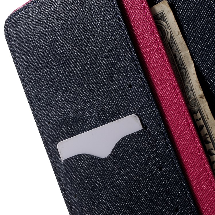 MERCURY GOOSPERY Leather Wallet Cover for Samsung Galaxy Tab A 8.0 T350 - Rose-7