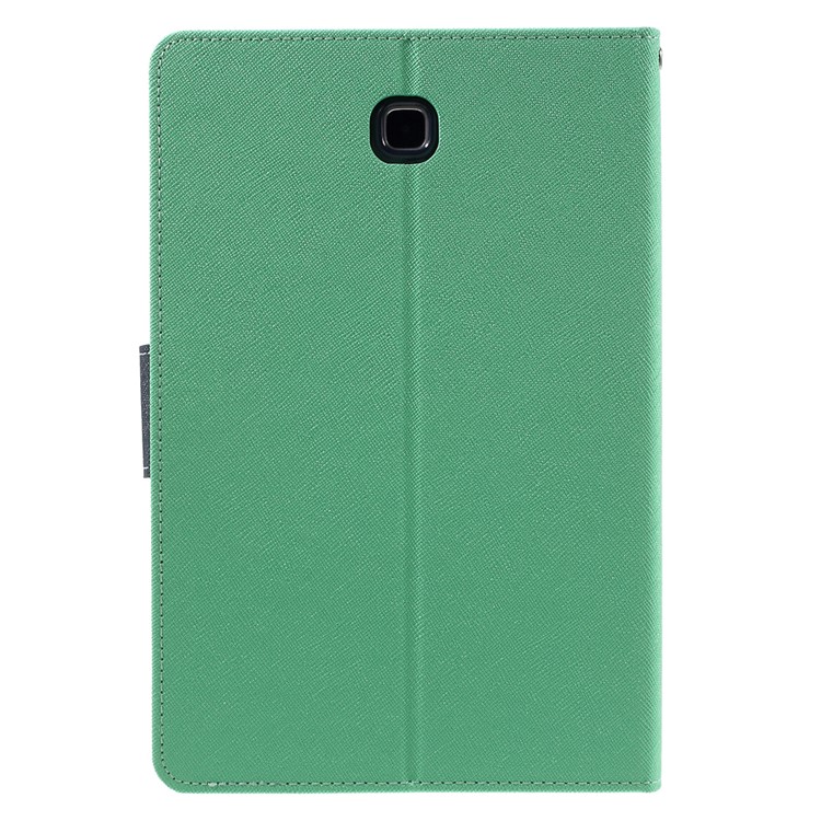 MERCURY GOOSPERY Leather Flip Cover for Samsung Galaxy Tab A 8.0 T350 - Cyan-3