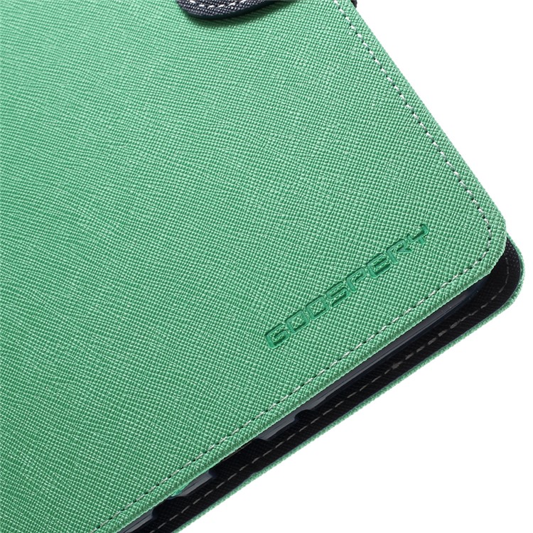 MERCURY GOOSPERY Leather Flip Cover for Samsung Galaxy Tab A 8.0 T350 - Cyan-9