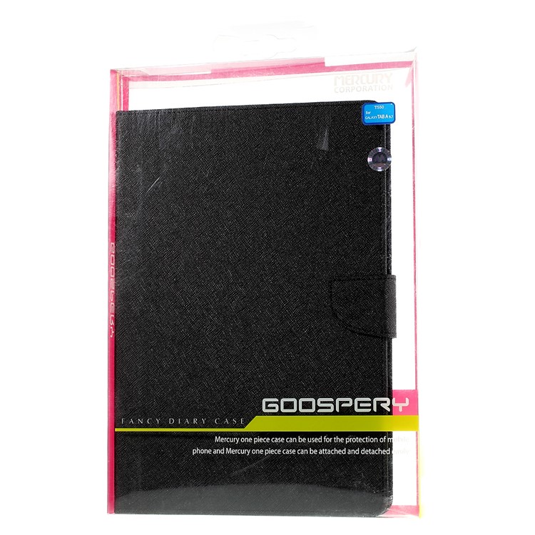 MERCURY GOOSPERY Leather Case for Samsung Galaxy Tab A 9.7 T550 T555 - Black-10