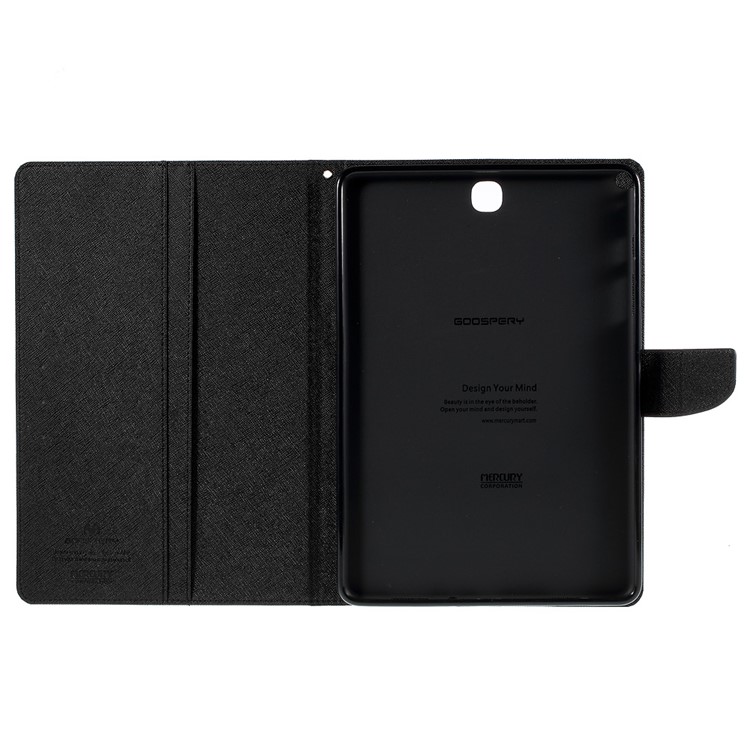 MERCURY GOOSPERY Leather Case for Samsung Galaxy Tab A 9.7 T550 T555 - Black-6