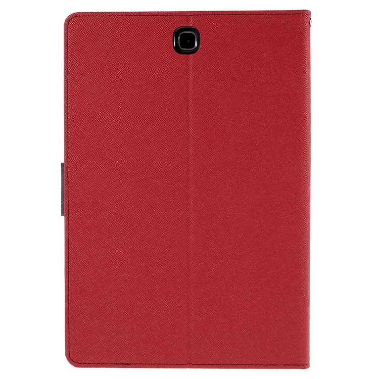 MERCURY GOOSPERY Leather Cover for Samsung Galaxy Tab A 9.7 T550 T555 - Red-3