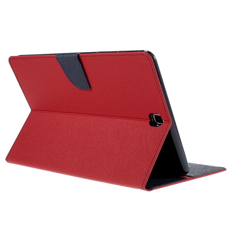 MERCURY GOOSPERY Leather Cover for Samsung Galaxy Tab A 9.7 T550 T555 - Red-4