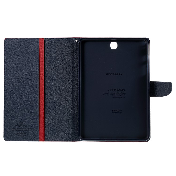 MERCURY GOOSPERY Leather Cover for Samsung Galaxy Tab A 9.7 T550 T555 - Red-6
