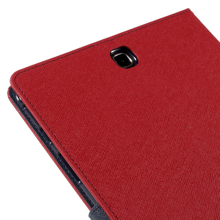 MERCURY GOOSPERY Leather Cover for Samsung Galaxy Tab A 9.7 T550 T555 - Red-9