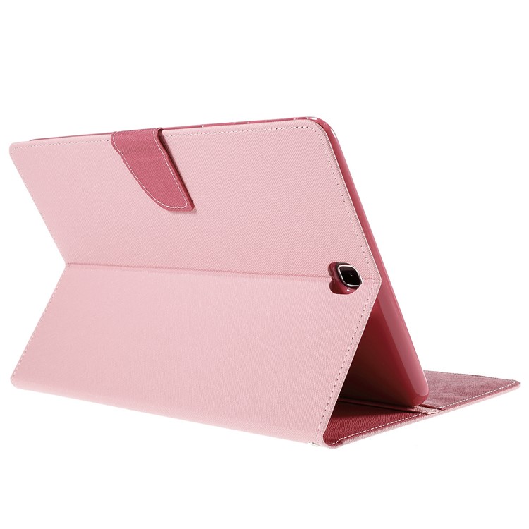 MERCURY GOOSPERY Leather Stand Cover for Samsung Galaxy Tab A 9.7 T550 T555 - Pink-4