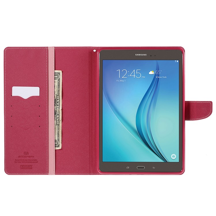 MERCURY GOOSPERY Leather Stand Cover for Samsung Galaxy Tab A 9.7 T550 T555 - Pink-5