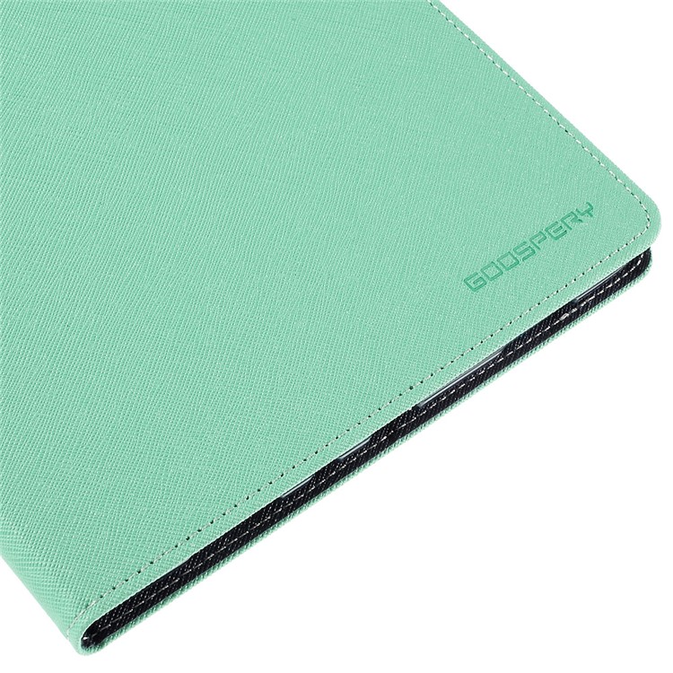 MERCURY GOOSPERY Leather Case for Samsung Galaxy Tab A 9.7 T550 T555 with Card Slots - Cyan-8