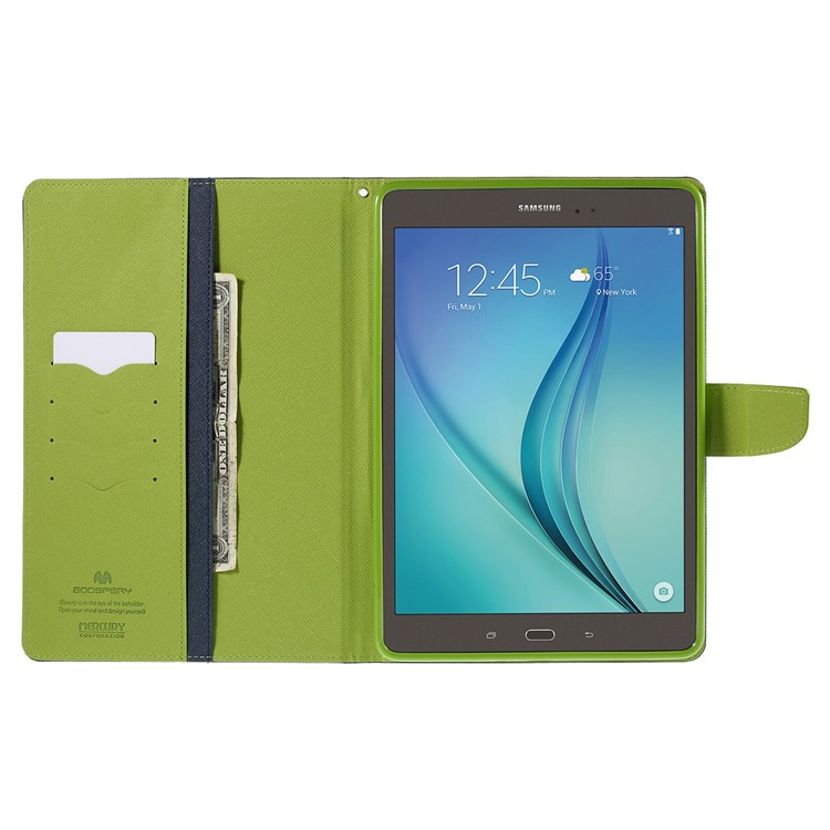 MERCURY GOOSPERY Magnetic Leather Case for Samsung Galaxy Tab A 9.7 T550 T555 - Dark Blue-5