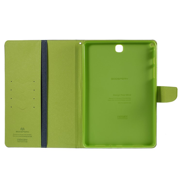 MERCURY GOOSPERY Magnetic Leather Case for Samsung Galaxy Tab A 9.7 T550 T555 - Dark Blue-6