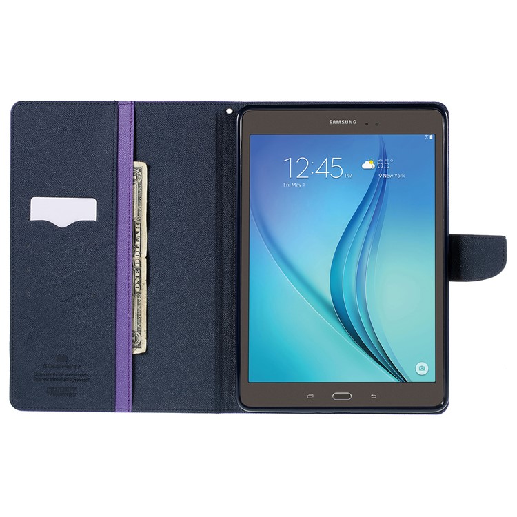 MERCURY GOOSPERY Leather Cover Case for Samsung Galaxy Tab A 9.7 T550 T555 - Purple-5