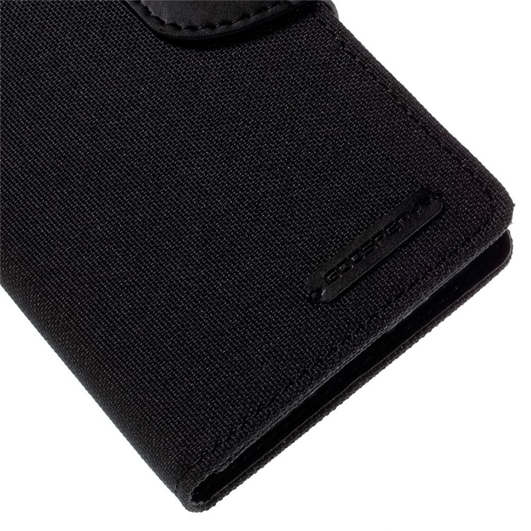 MERCURY GOOSPERY Canvas Leather Case for Samsung Galaxy Grand Prime SM-G530H - Black-8