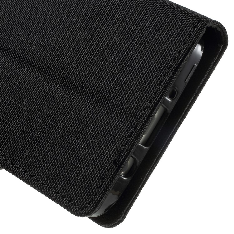 MERCURY GOOSPERY Canvas Leather Case for Samsung Galaxy A3 SM-A300F - Black-10