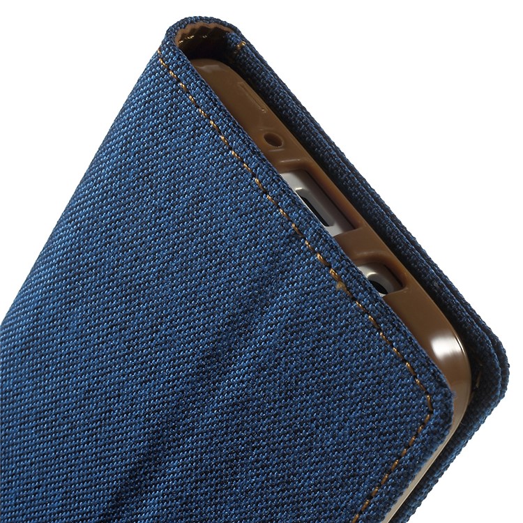 MERCURY GOOSPERY Canvas Leather Cover Case for Samsung Galaxy A3 SM-A300F - Baby Blue-10