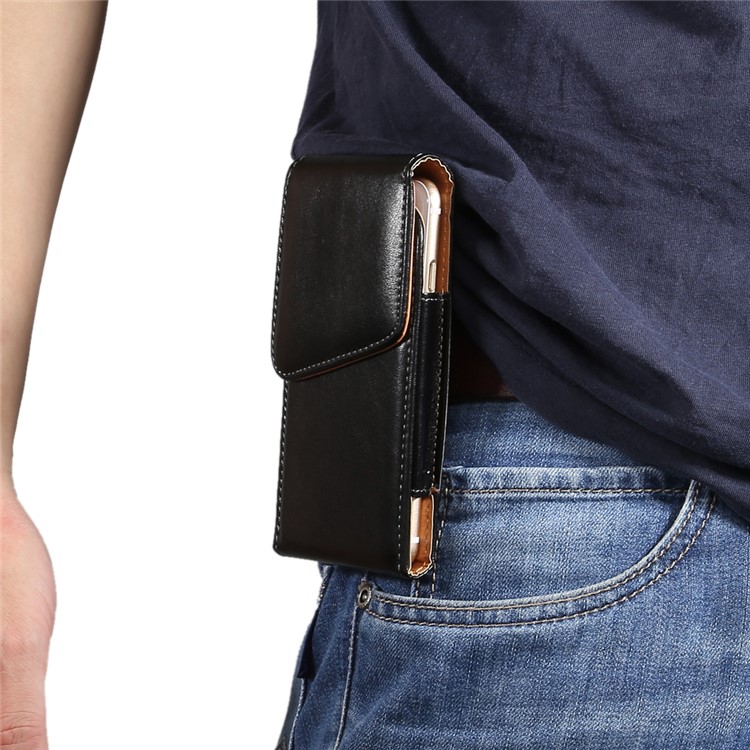 Belt Clip Vertical Leather Case Holster for iPhone X / Samsung Galaxy S6 / S6 Edge / S5 / Sony Xperia Z3+-6