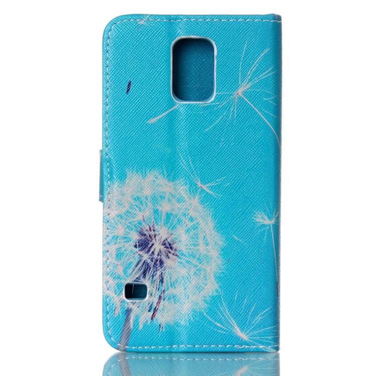 Wallet Leather Case for Samsung Galaxy S5 G900 / S5 Neo - Flying Dandelion-2