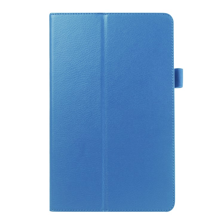 Litchi Skin PU Leather Stand Case for Samsung Galaxy Tab E 9.6 T560 - Baby Blue-2