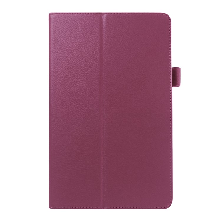 Litchi Skin Leather Stand Cover Case for Samsung Galaxy Tab E 9.6 T560 - Purple-2