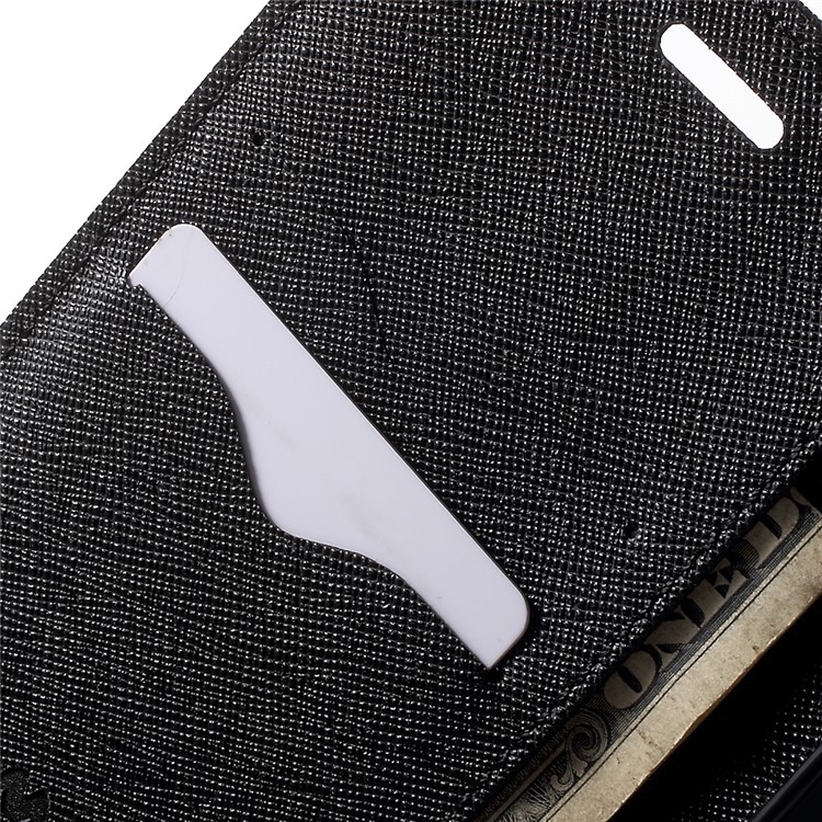 MERCURY Goospery Leather Wallet Case for Samsung Galaxy J5 SM-J500F with Stand - Black-6