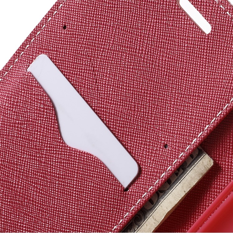 MERCURY Goospery Leather Wallet Shell for Samsung Galaxy J5 SM-J500F with Stand - Pink-6