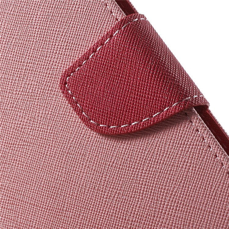 MERCURY Goospery Leather Wallet Shell for Samsung Galaxy J5 SM-J500F with Stand - Pink-8