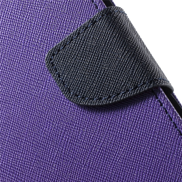 MERCURY Goospery Leather Wallet Cover for Samsung Galaxy J5 SM-J500F with Stand - Purple-7