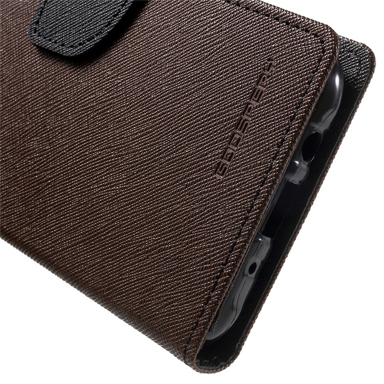 MERCURY Goospery Leather Wallet Cover for Samsung Galaxy J5 SM-J500F with Stand - Brown-8
