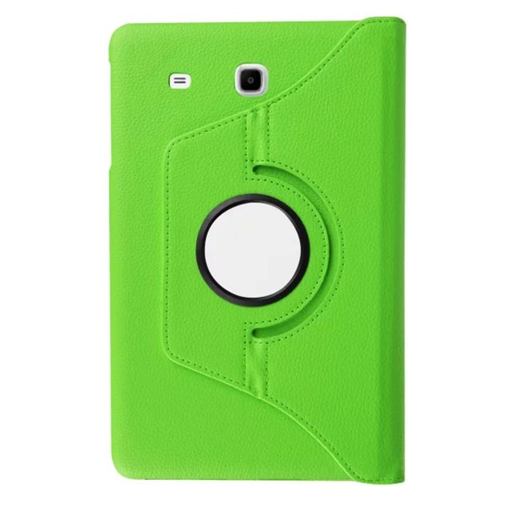 Rotary Stand Leather Cover for Samsung Galaxy Tab E 9.6 T560 / T561 - Green-2