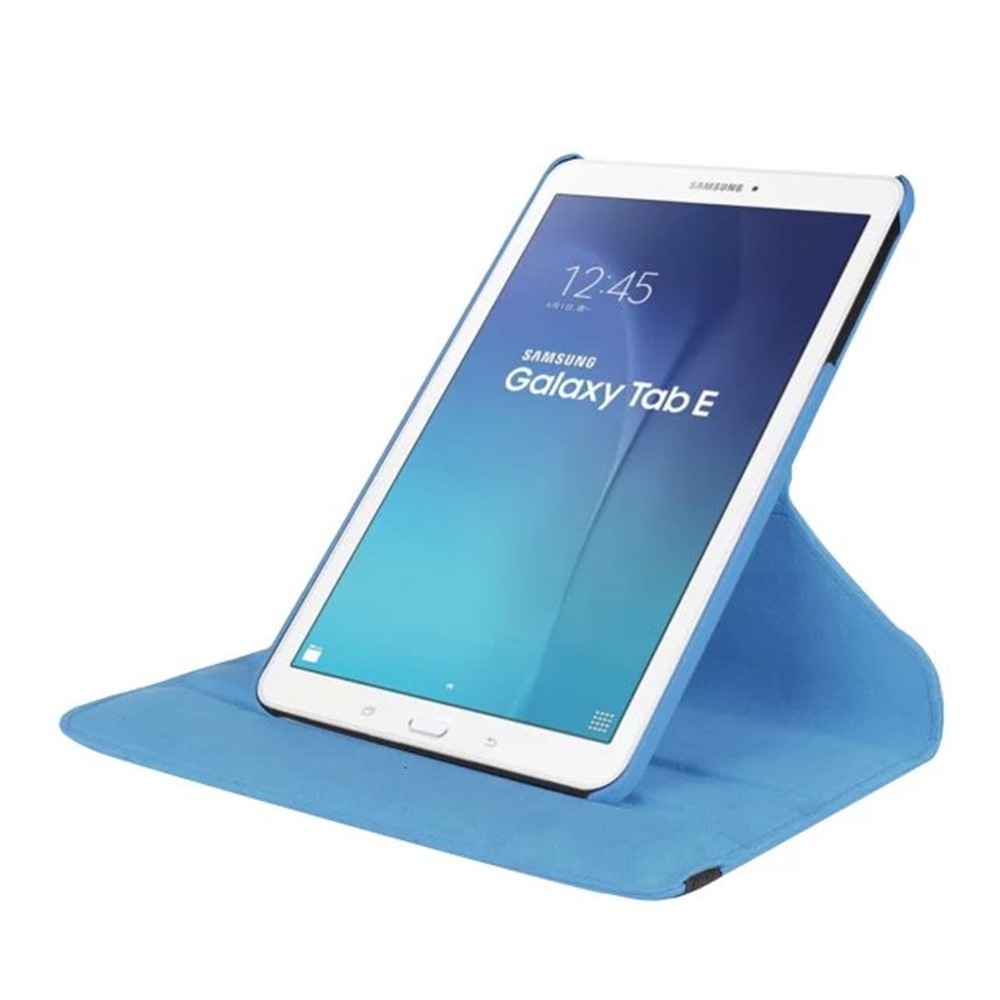 For Samsung Galaxy Tab E 9.6 T560 / T561 Rotary Stand Leather Shell - Baby Blue-3